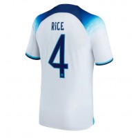 Koszulka piłkarska Anglia Declan Rice #4 Strój Domowy MŚ 2022 tanio Krótki Rękaw